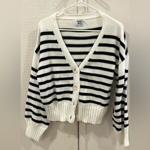 Princess Polly striped button down sweater